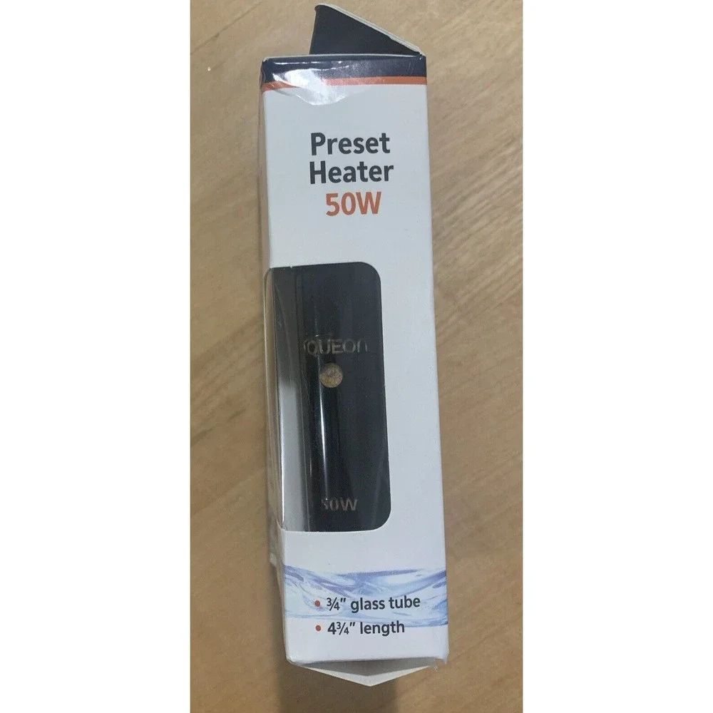 Aqueon Preset Aquarium Heater 50 Watts for Aquariums up to 20 Gallons
